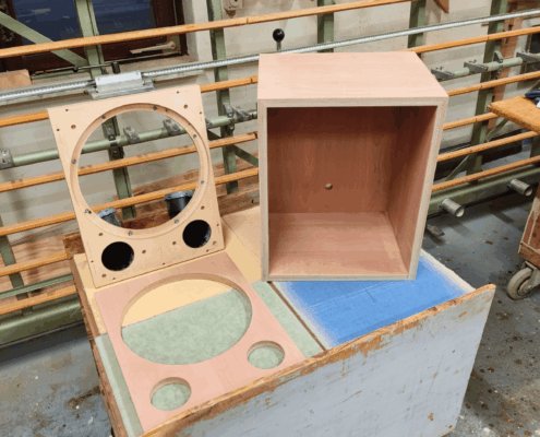 Gemeinschaftsprojekt Lautsprecherbox_Montage