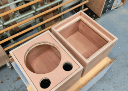 Gemeinschaftsprojekt Lautsprecherbox_Montage II: Gemeinsames Zusammenbauen