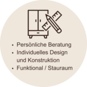 Individuelle Möbel nach Maß: Maßanfertigungen, Reparaturen & Erneuerung, Gemeinschafts-Projekte mit Eigenleistung